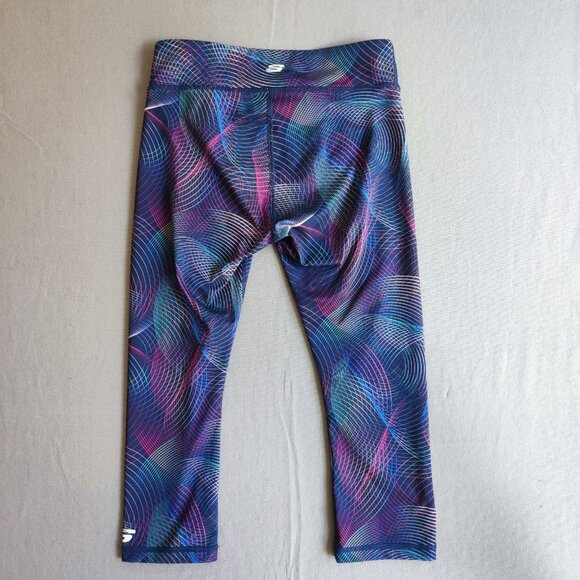 Skechers Sport leggings girls size L (10-12) purple with geometric pattern - Picture 3 of 12
